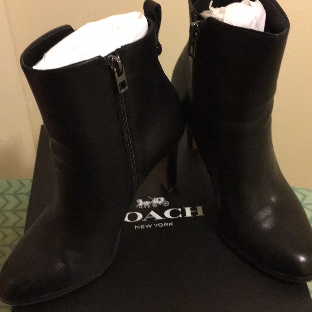 Coach boots (black) MOVING SALE!